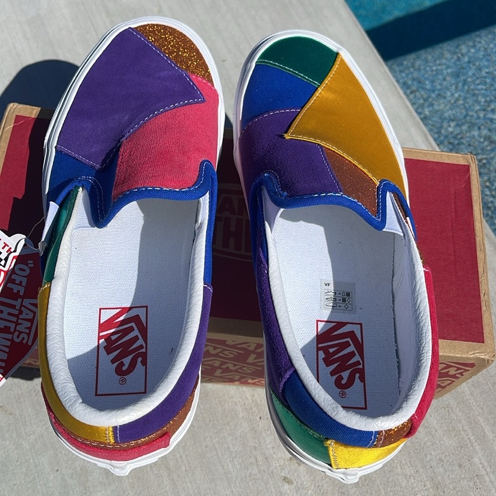 Vans Pride Patchwork Classics Low-Top New In Box. Size 9 - Picture 8 of 16